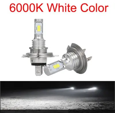 Image de Ampoules LED Phares 20000LM - H7, H4, H8, H11, 9005, 9006 - 6000K Blanc Froid