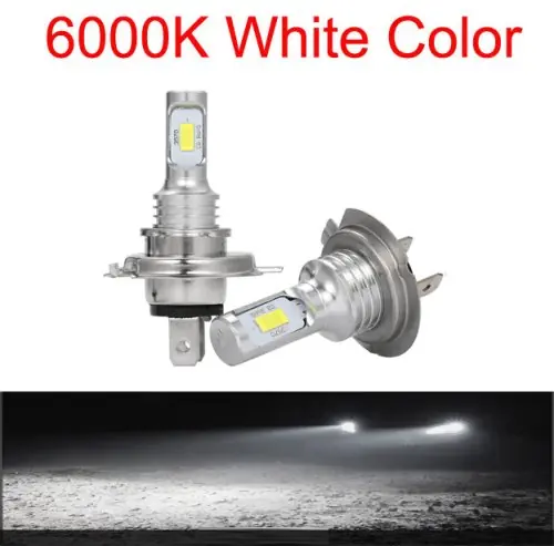 Image de Ampoules LED Phares 20000LM - H7, H4, H8, H11, 9005, 9006 - 6000K Blanc Froid