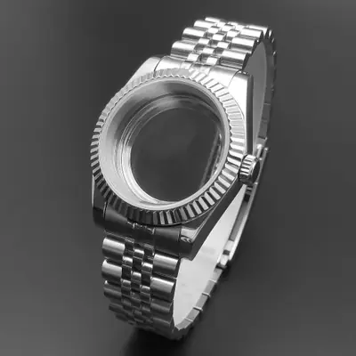 Image de Boîtier Montre Homme 36/40mm - Verre Saphir & Acier Inoxydable