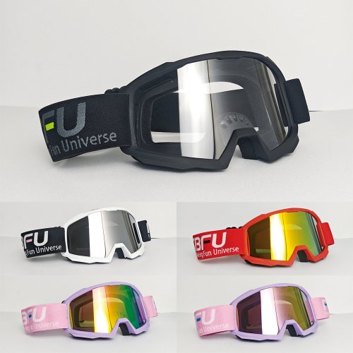 Immagine di Occhiali da Sci e Snowboard Uomo Donna con Protezione Antivento, Ideali per Sport Invernali, Ciclismo e Moto – Visione Chiara in Tutte le Condizioni