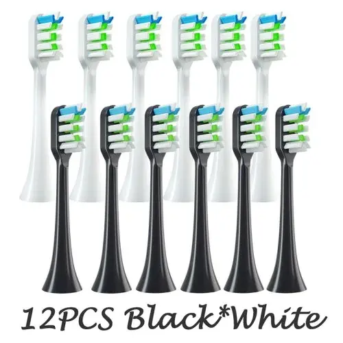 Image de Têtes de Brosse de Rechange 12 Pièces pour Soocas X3/X5 - Douceur & Propreté Optimales