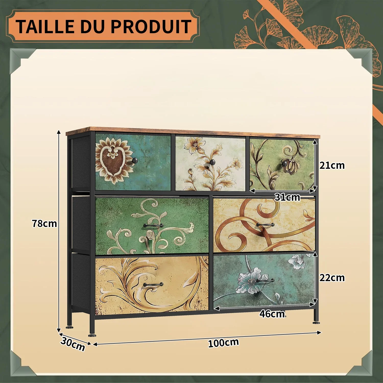 Sept tiroirs