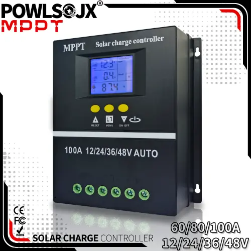 Image de Contrôleur Solaire MPPT 100A - 12V/24V/36V/48V avec USB