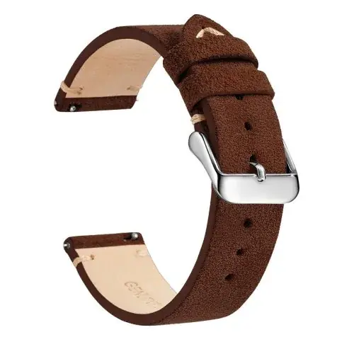 Image de Bracelet Montre Cuir Véritable 14-22mm - Rapide & Élégant