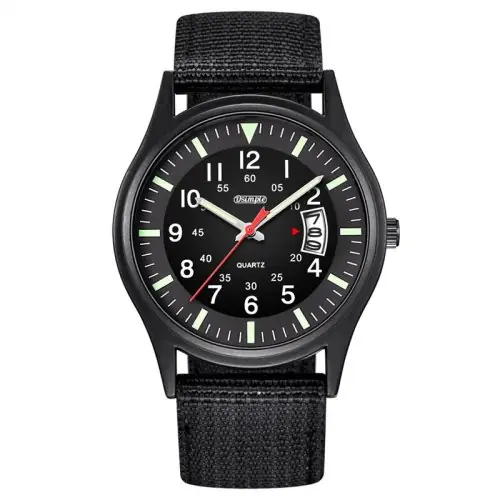 Image de Montre Militaire Homme Nylon - Élégante & Fonctionnelle