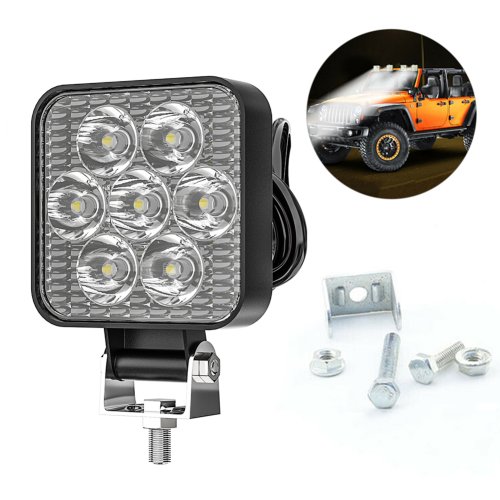 Bild von ﻿   2,5 Zoll 21W LED Arbeitslicht Motorrad Scheinwerfer Offroad LKW Fahren Nebelscheinwerfer Geländewagen Modifikationslicht