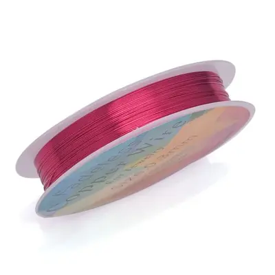 Image de Fil de Cuivre Coloré pour Bijoux Artisanaux