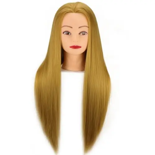 Image de Tête de Mannequin 30 Pouces pour Coiffure & Tressage