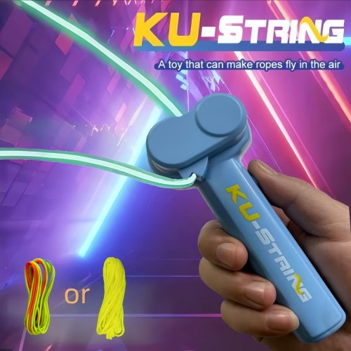 Glow-in-the-Dark Electric Rope Thruster Toy – Fun Outdoor Play for Kids and Pets, Creative Decompression Toy with Light-Up Design
