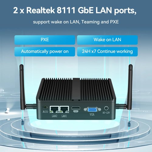 Image de Mini PC Industriel Puissant - Intel i3/i5/Celeron