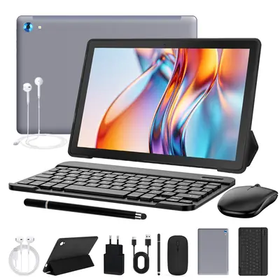 Tablette Android 10 Pouces 8 Cœurs 24Go + Clavier et Stylet