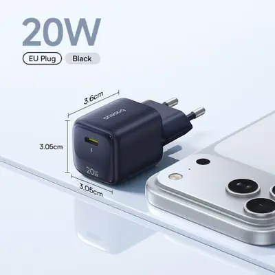 Image de Chargeur USB-C 20W Portable - Charge Rapide PD pour iPhone