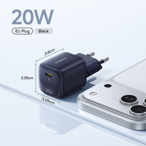 Image de Chargeur USB-C 20W Portable - Charge Rapide PD pour iPhone