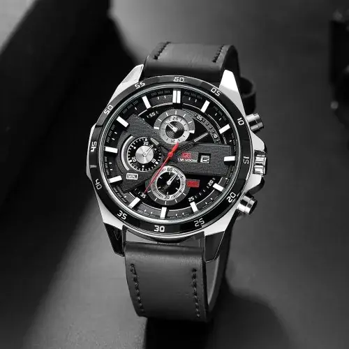 Image de Montre Sport Homme 46mm - Élégante & Résistante