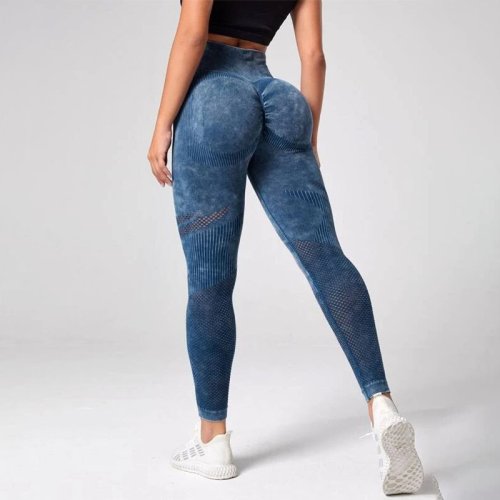 Image de Leggings Yoga Femme Taille Haute - Séchage Rapide & Levage Fesses
