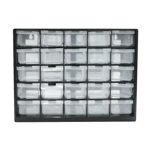 Image de Boîte de Rangement 25 Tiroirs - Organisation Optimale pour Outils et Composants