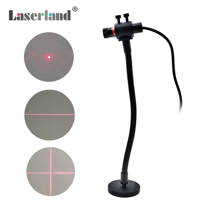Zdjęcie Pozycjonowanie maszyn do szycia laserowego Ling Generation Cross Hair Połączenie USB z podstawą magnetyczną