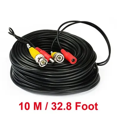 Câble BNC 10m pour CCTV - Vidéo & Alimentation