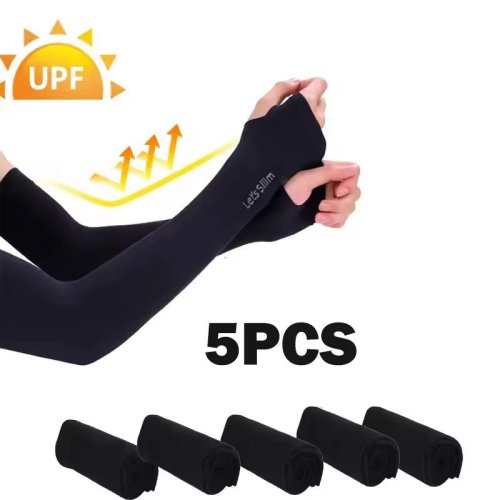 Mangas de Protección Solar para Brazos con Coderas UV, Ideales para Hombres y Mujeres en Actividades al Aire Libre
