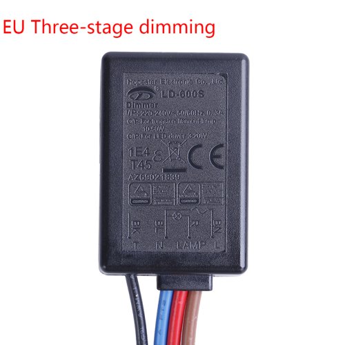 Imagen de Atenuador Táctil 3 Vías para Lámparas LED y Filamento