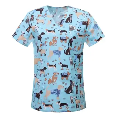 Image de Uniformes Vétérinaires pour Femmes - Blouses Médicales Imprimées