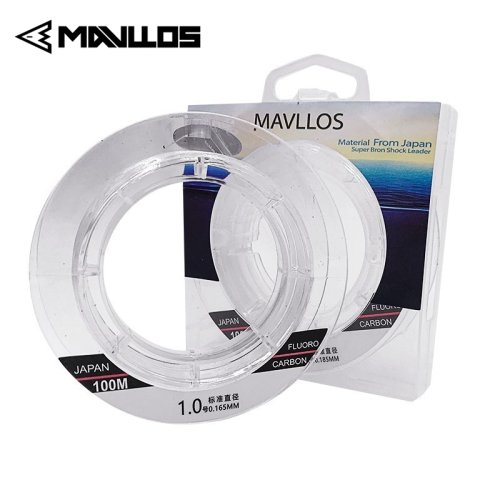 Image of Premium Fluorocarbon Fishing Line for Carp Fishing – 50m & 100m High-Performance Monofilament Leader with Japanese Carbon Fiber Technology