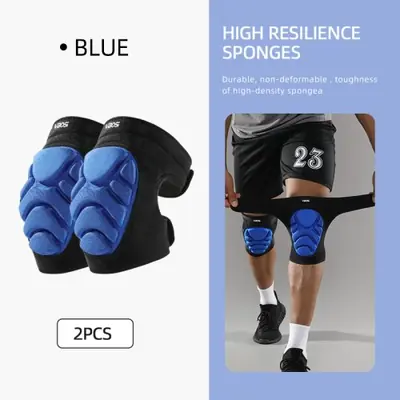 Image de Genouillères Anti-Chute Réglables - Protection Confortable pour Tous les Sports