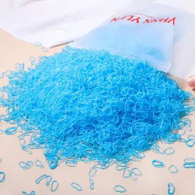 Image de Bandes Élastiques pour Cheveux Enfants - Lot de 500, 1000 ou 2000 Pièces