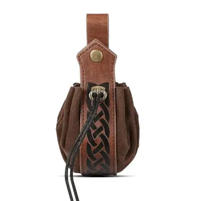 Image de Ceinture Médiévale avec Étui Feuille d'Elfe et Bouteille Magique
