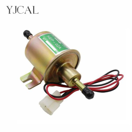 Bild von Elektrische Benzin- und Dieselkraftstoffpumpe HE-P02A, 12V/24V, Niederdruckpumpe für Auto, Motorrad, ATV, Toyota, Ford, Nissan, Yanmar – Robuste Kraftstoffversorgung für alle Fahrzeuge
