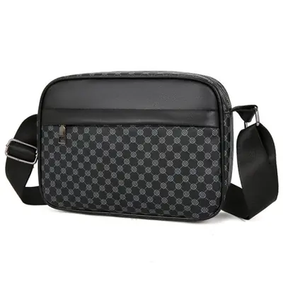 Image de Sac à bandoulière homme en cuir PU vintage