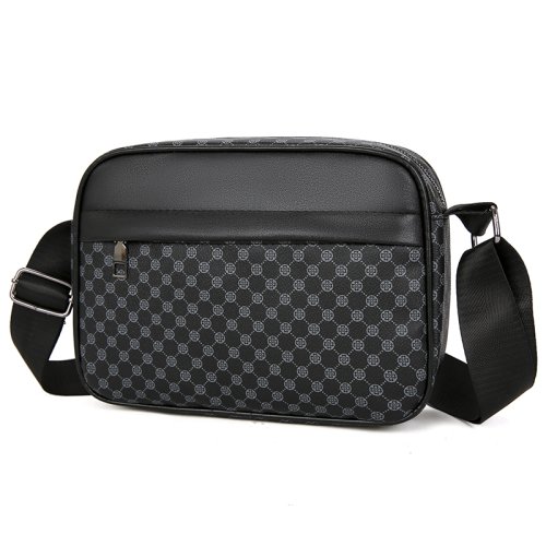 Immagine di Borsa a Tracolla Uomo Stile Vintage in Pelle PU