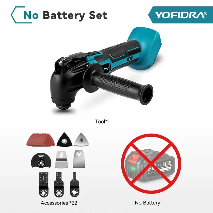 Image de Scie oscillante multifonction 21V compatible Makita