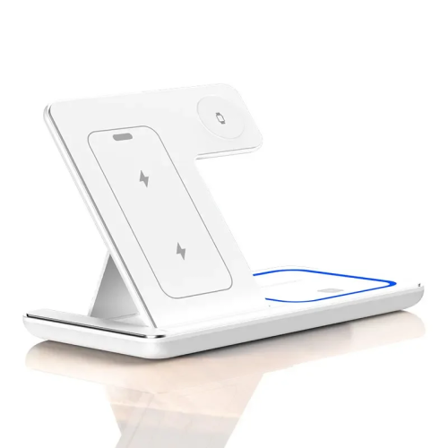 Immagine di Caricatore Wireless 3 in 1 - Ricarica Rapida per iPhone, Apple Watch e AirPods