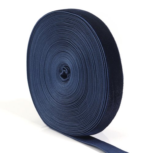 Immagine di 5-10 metri Nastro di velluto blu scuro Nastri di pizzo natalizio Confezione regalo all'ingrosso Decorazione fatta a mano per feste