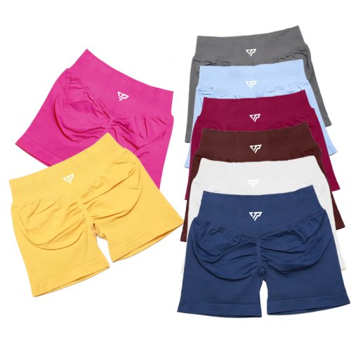 Stijlvolle Scrunch Shorts voor Dames – Naadloos & Comfortabel