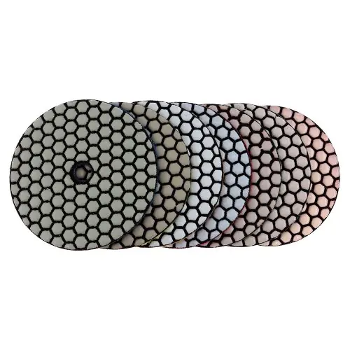 Image de Kit de Polissage 4 Pouces - 7 Pièces pour Marbre, Granit & Béton
