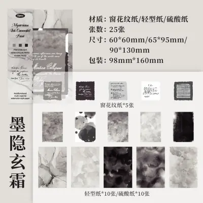 Image de Kit Scrapbooking Vintage - 25 Feuilles Décoratives