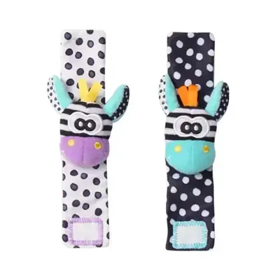 Image de Hochets Chaussettes Animaux pour Bébé 0-12 Mois