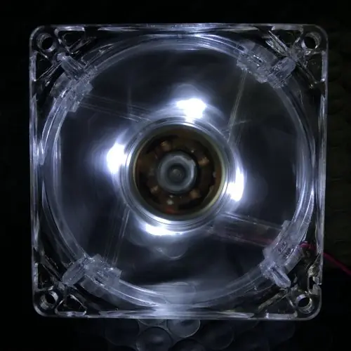 Image de Ventilateur PC 80mm LED Bleu Silencieux - Refroidissement Efficace