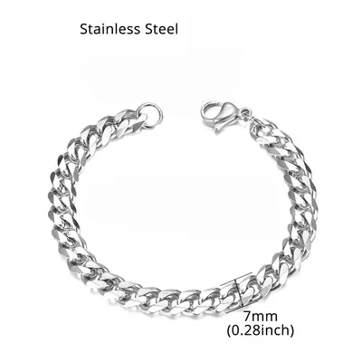 Image de Bracelet Acier Inoxydable Or 4mm - Style Hip Hop