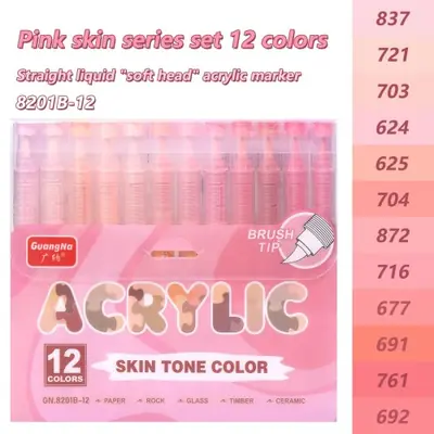 Image de Marqueurs Acryliques 12-72 Couleurs - Idéal pour Graffiti & Art Créatif