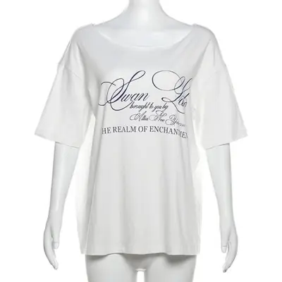 Image de T-Shirt Asymétrique Mode Été 2024 Femme