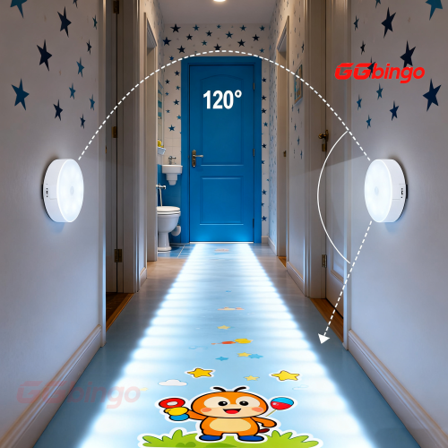 Image de Veilleuse LED avec Capteur de Mouvement - Rechargeable USB