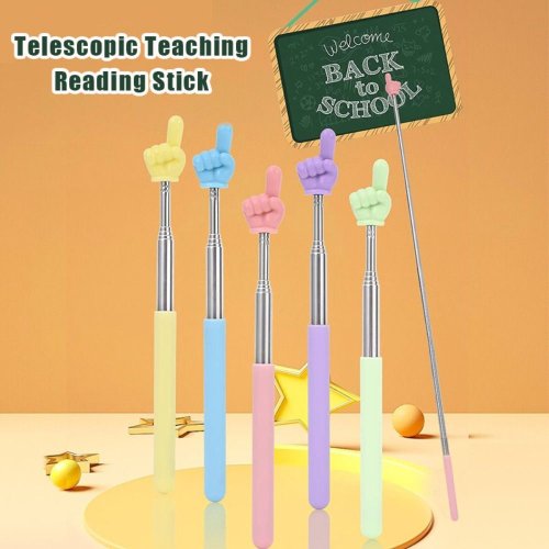 Afbeelding van Telescopische Leerstok met Vingerontwerp - Ideaal voor Onderwijs