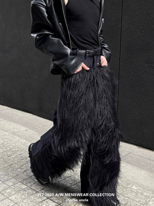 Imagen de Pantalones de Piel Sintética Cálidos para Hombre