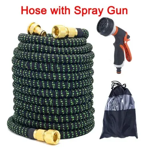 Tuyau avec pistolet d'arrosage