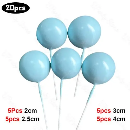 Bébé bleu boules
