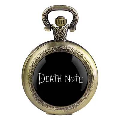 Image de Montre de Poche Quartz Noir - Pendentif Chic & Élégant
