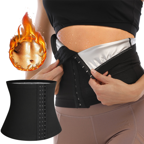Bild von Frauen Bauch Reduzierer Shapewear Workout Sauna Anzüge Fitness Schweiß Taille Trimmer Gürtel Former Fett Brennen Bauch Abnehmen Korsetts